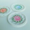 Colorful Doilies Coasters