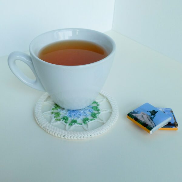 Colorful Doilies Coasters