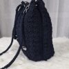 Handcrafted Serena Bag made with macrame cotton yarn, featuring a sturdy base and versatile design, created by Arty-Crafty by Vanessa.