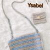 Handmade Ysabel Bag with intricate cotton yarn details, featuring a versatile design, created by Arty-Crafty