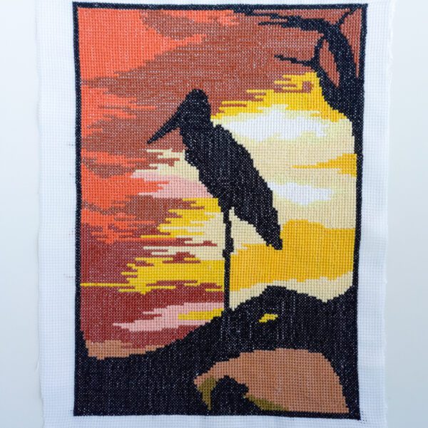 Sunset embroidery