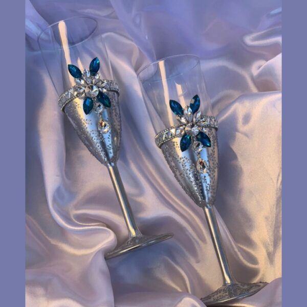 Silver Wedding Glasses (1)